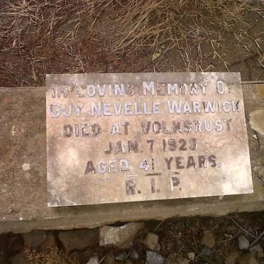 WARWICK Guy Nevelle -1923