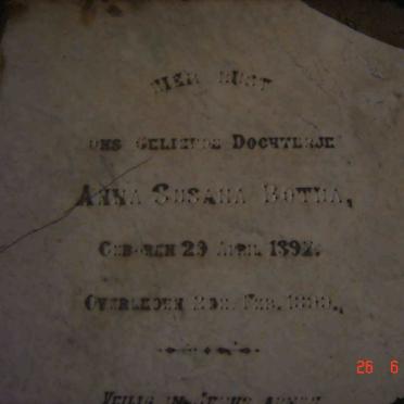 BOTHA Anna Susana 1897-1900