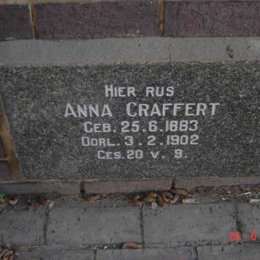 CRAFFERT Anna 1883-1902