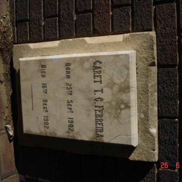 FERREIRA Garet T.C. 1902-1902