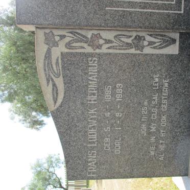 CLOETE Frans Lodewyk Hermanus 1895-1983 & Susanna Maria FERREIRA 1898-1966