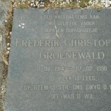 GROENEWALD Frederik Christoffel 1914-1996