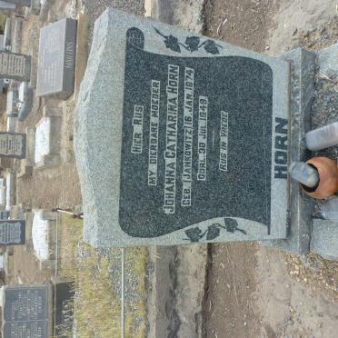 HORN Johanna Catharina nee JANKOWITZ 1874-1949