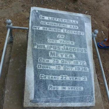 MEYER Philipus Jacobus 1872-1936