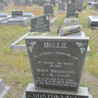 OOSTHUYZEN Maria Magdalena 1910-1984