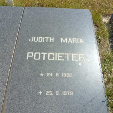 POTGIETER Cornelius de V. 1921-1974 & Judith Maria 1922-1979