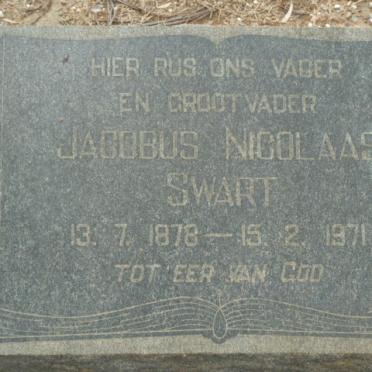 SWART Jacobus Nicolaas 1878-1971