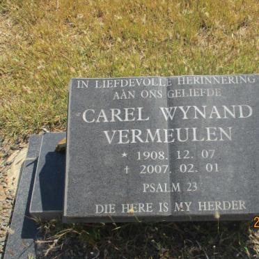 VERMEULEN Carel Wynand 1908-2007