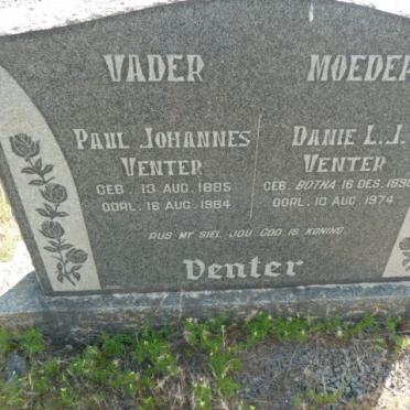 VENTER Paul Johannes 1885-1964 & Danie L.J. BOTHA 1898-1974