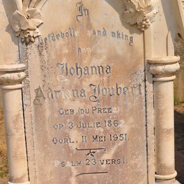 JOUBERT Petrus Jacobus 1862-1911 &amp; Johanna Adriana DU PREEZ 1862-1951