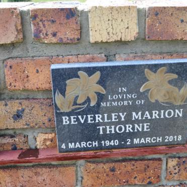 THORNE Beverley Marion 1940-2018