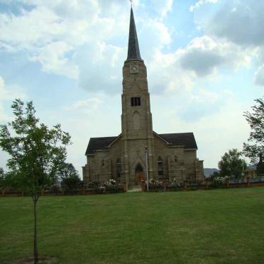 Mpumalanga, WAKKERSTROOM, NG Kerk, Kerkhof en Gedenkmuur