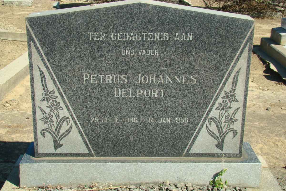 DELPORT Petrus Johannes 1886-1956