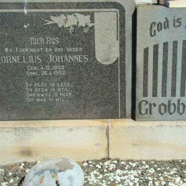 GROBBELAAR Cornelius Johannes 1889-1958 &amp; Maria Elizabeth 1910-1990 