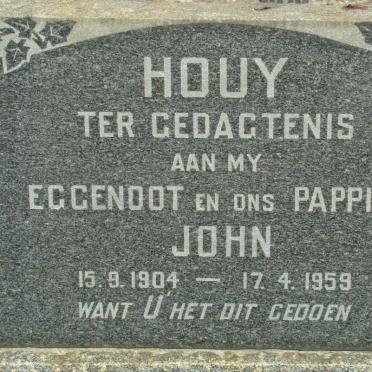 HOUY John 1904-1959