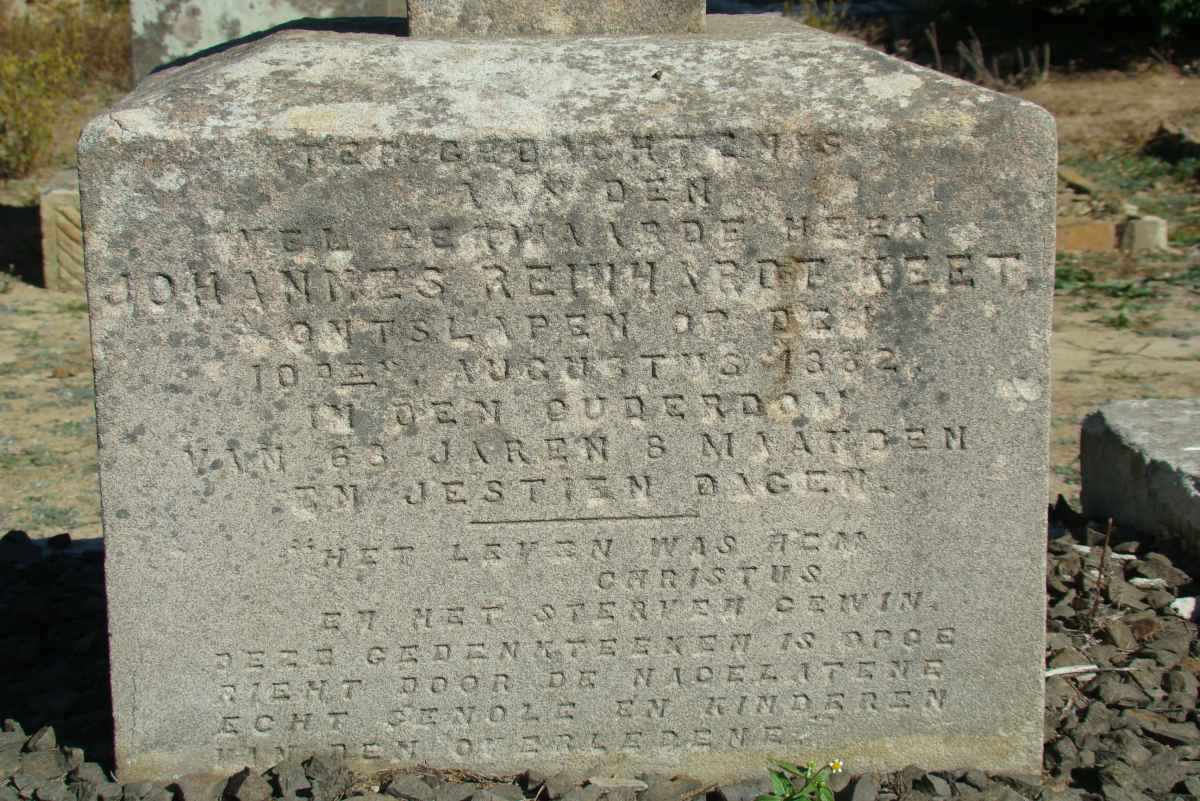 KEET Johannes Reinhardt  -1882