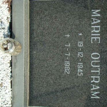OUTRAM Marie 1945-1982