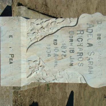 RICHARDS Adela Sarah 1872-1934