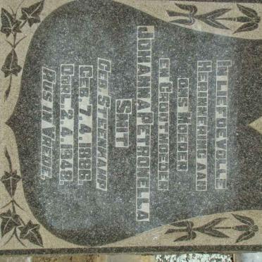 SMIT Johanna Petronella nee STEENKAMP 1886-1948