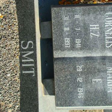 SMIT Cornelis H.Z. 1941-1997 &amp; Maria E. 1946-