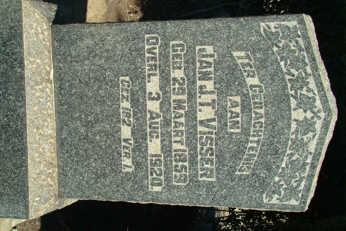 VISSER Jan J.T. 1859-1920