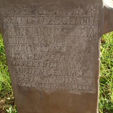 COETZER Maria Magdalena nee POTGIETEER 1896