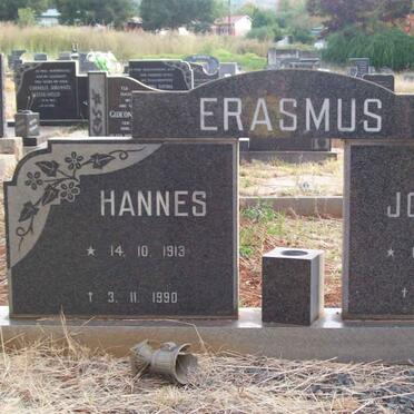ERASMUS Hannes 1913-1990 &amp; Joey 1918-1976