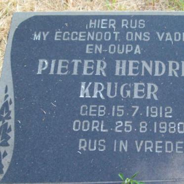 KRUGER Pieter Hendrik 1912-1980