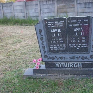 MYBURGH J.A. 1917-1996 &amp; J.J. 1925-1998