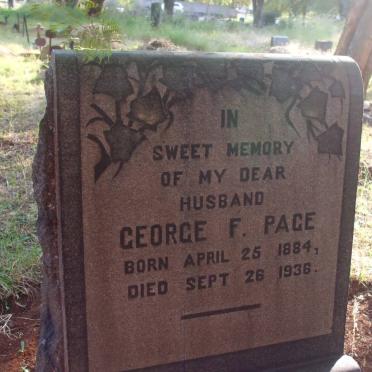 PACE George F. 1884-1936