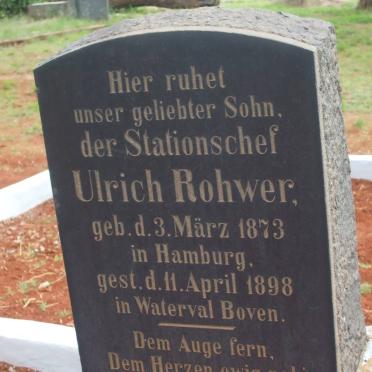 ROHWER Ulrich 1873-1898