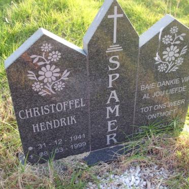 SPAMER Christoffel Hendrik 1941-1999