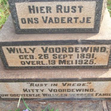 VOORDEWIND Willy 1891-1925