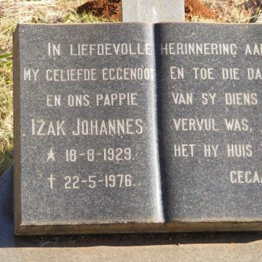 ? Izak Johannes 1929-1976