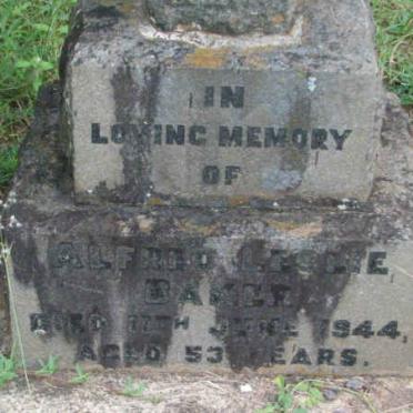 BAKER Alfred Leslie -1944