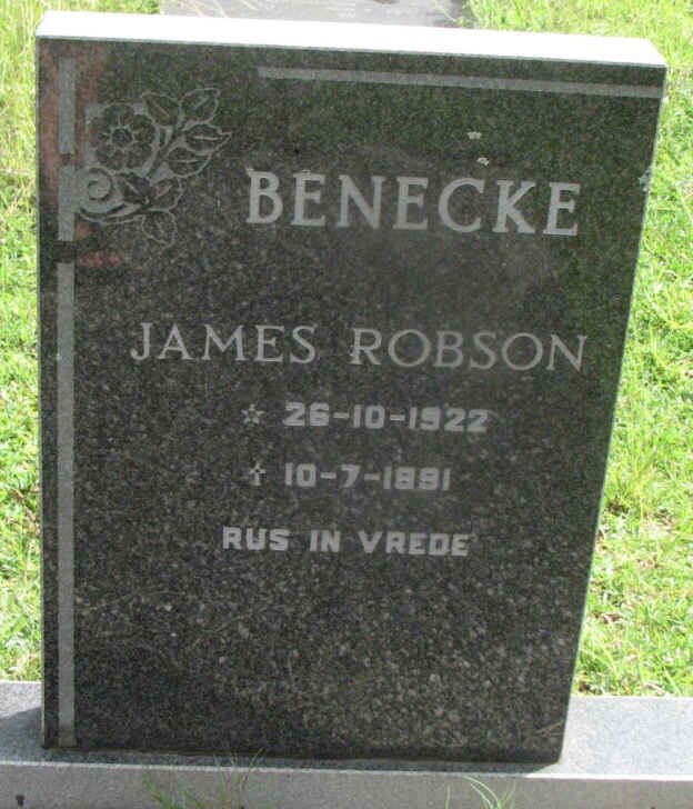 BENECKE James Robson 1922-1991