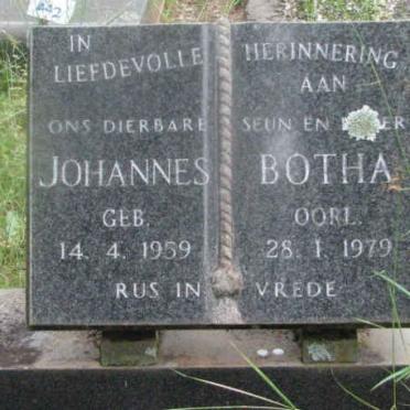 BOTHA Johannes 1959-1979