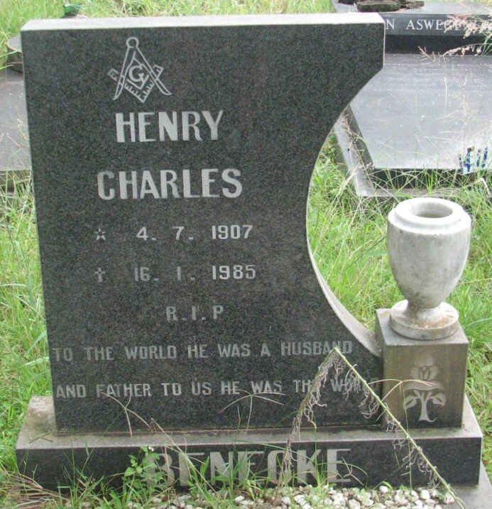 BENECKE Henry Charles 1907-1985