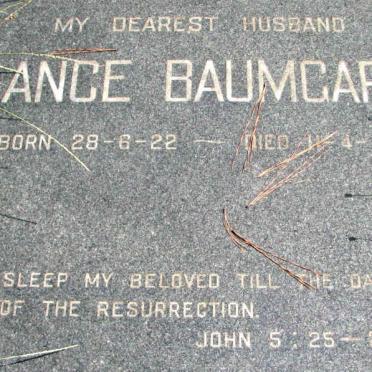 BAUMGART Lance 1922-1995