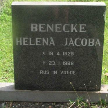 BENECKE Helena Jacoba 1925-1988