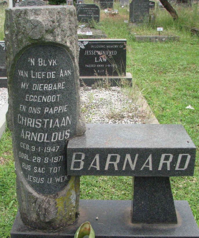 BARNARD Christiaan Arnoldus 1947-1971