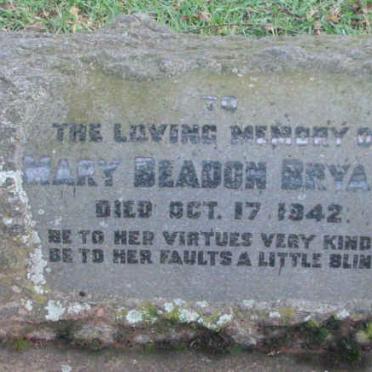 BRYANT Mary Beadon -1942