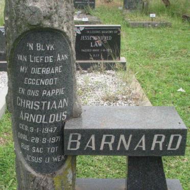 BARNARD Christiaan Arnoldus 1947-1971