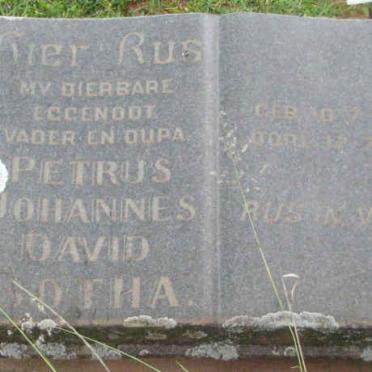 BOTHA Petrus Johannes David 1890-1961