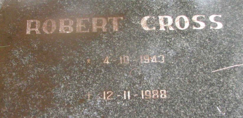 CROSS Robert 1943-1988