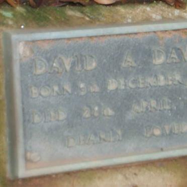 DAVIS David A. 1891-1968