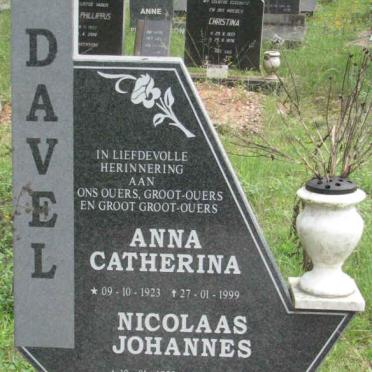 DAVEL Nicolaas Johannes 1923-2006 &amp; Anna Catherina 1923-1999