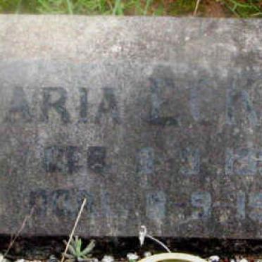 ECKARD Maria 19??-1958