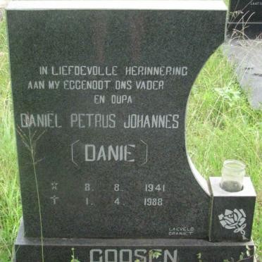GOOSEN Daniël Petrus Johannes 1941-1988