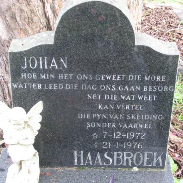 HAASBROEK Johan 1972-1976